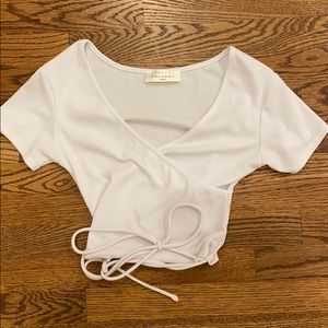 American Threads white tie top